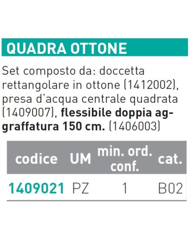 KIT DOCCINO QUADRO CROMO  