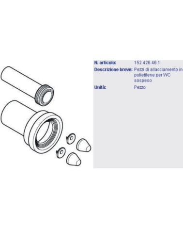 KIT 2 PZ ALLACC.PER WC SOS