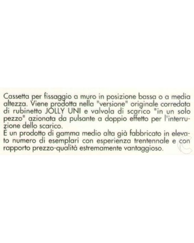 CASSETTA SMERALDO   BIANCA