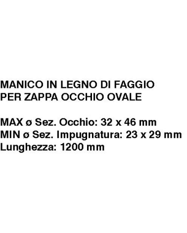 MANICO ZAPPA OV.120 45X34 