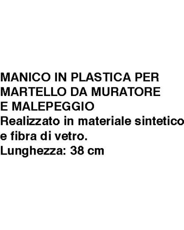 MANICO PVC RICAMBIO cm 38 