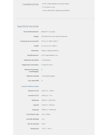 MULTIMETRO DIGITALE DM-100