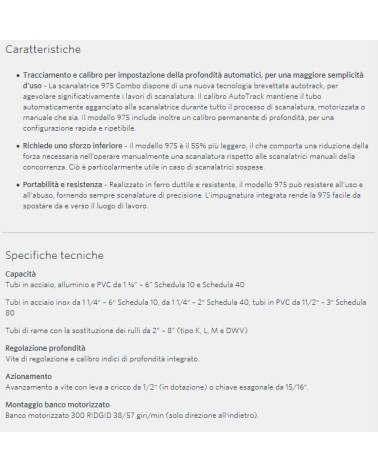 SCANALAT A RULLI 975 COMBO
