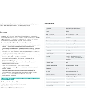 SCALDAMASS. VULCANO C-PLUS