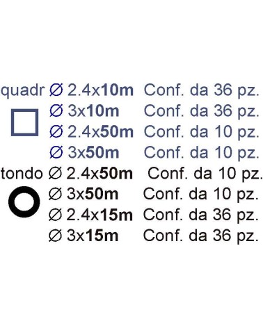 FILO DECESP TONDO diametro 1,6x15m