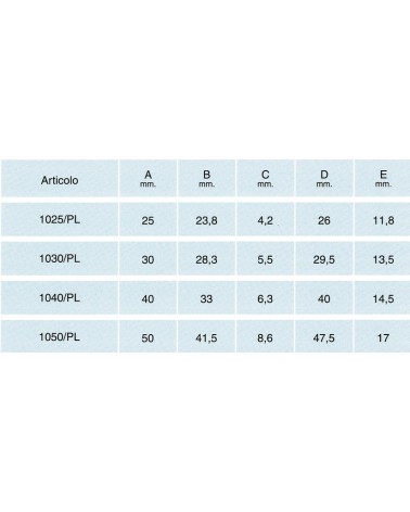 LUCCH SIKURO OT A/MED 25MM