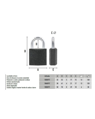 LUCCHETT MARMORIZZ EKO 30M