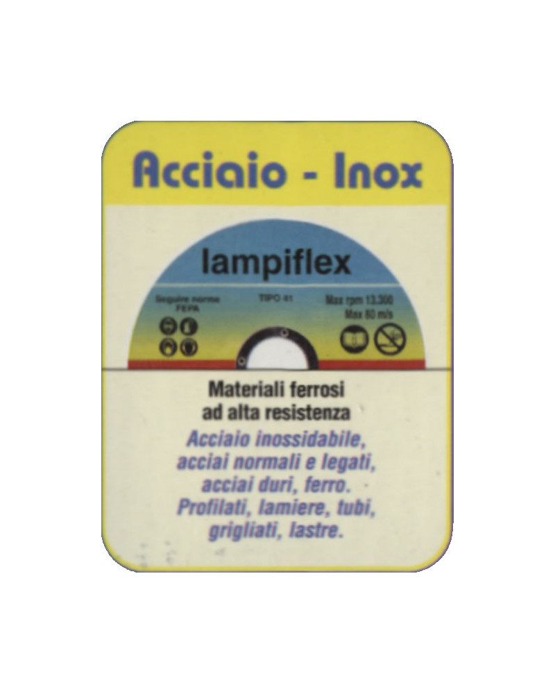 DISCO TAGLIO INOx diametro 115x1.6