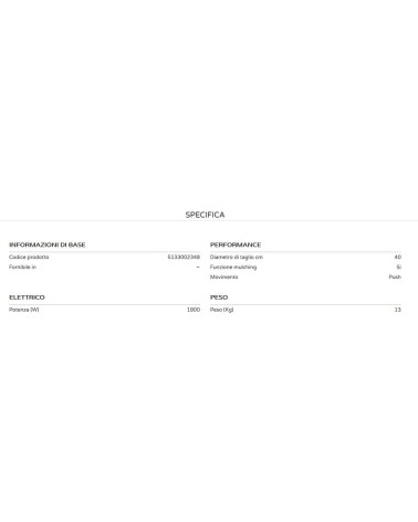 RASAER EL 1800W diametro 40 RLM18E