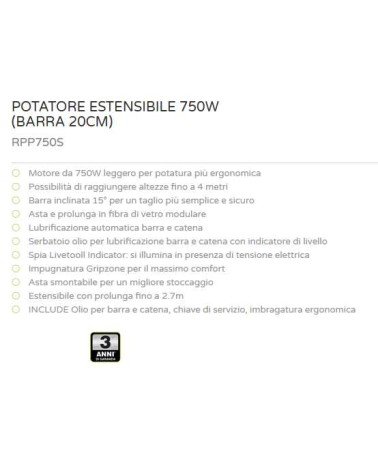 POTATOR ESTEN 750W RPP750S