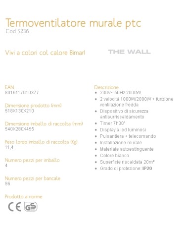 IRRADIAT CAL PAR WALL 2000