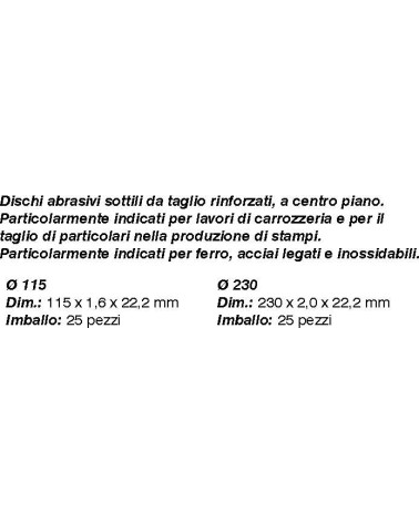 DISCO AC/INOX 115x1,6x22,2