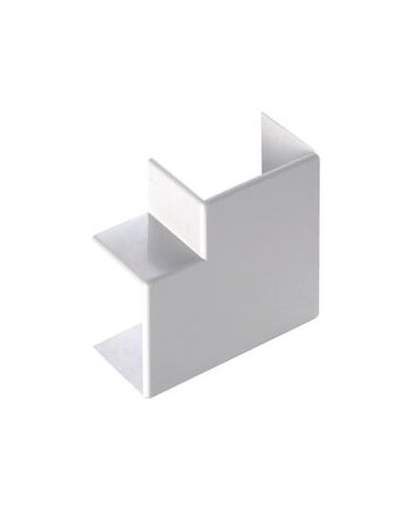 ANGOLO PIANO PER MINICANALINA 20X10MM DA 2 PZ