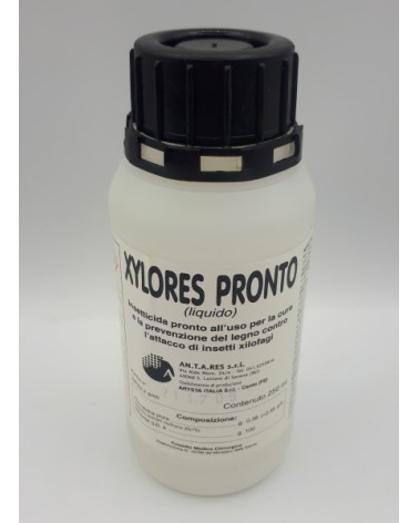 ANTITARLO LIQUIDO XYLORES 250ML Insetticida pronto all'uso per la cura e la prevenzione del legno contro l'attacco di insetti xi
