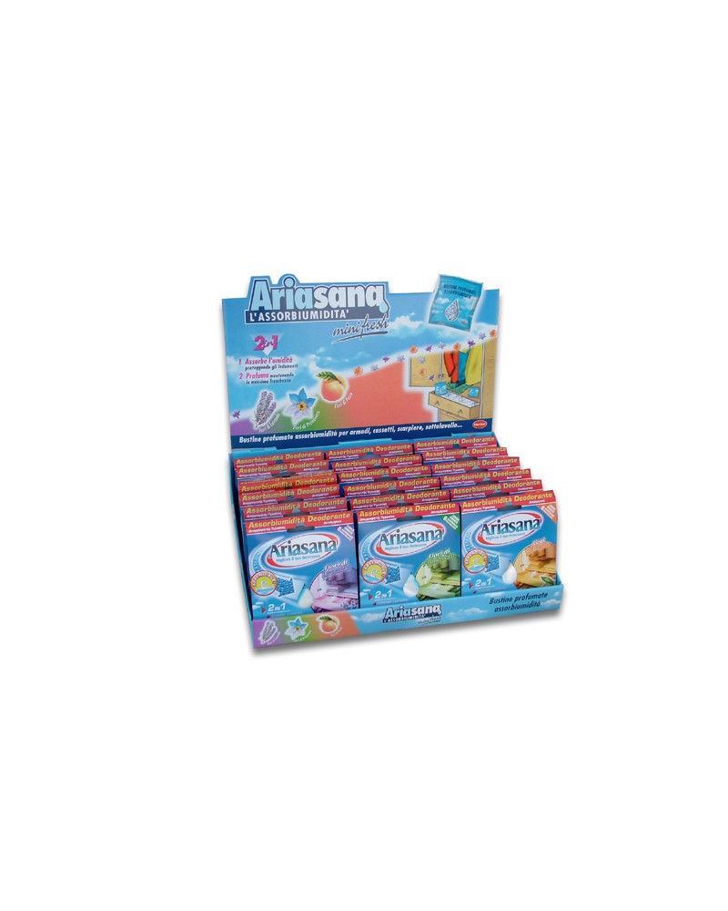 BUSTINE ASSORBIUMIDITA'  MINIFRESH 100GR ASSORTITE ARIASANA