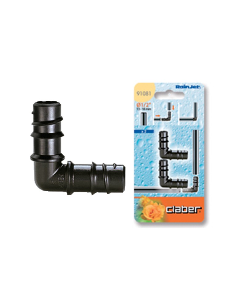 CLABER 91081 RAINJET RACCORDO AD ANGOLO 1/2 13-16MM ART. 91081