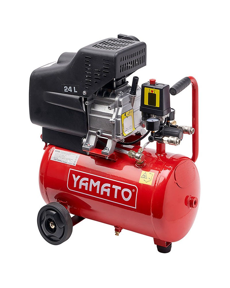 COMPRESSORE CARRELLATO LUBRIFICATO LT.24 2HP YAMATO