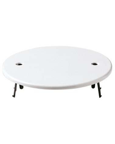 COPERCHIO ROTONDO PER SCATOLA DA INCASSO DIAM. 94MM + GRIFFE BIANCO per scatole ø75-85 mm, urea, bianco VIMAR 02646