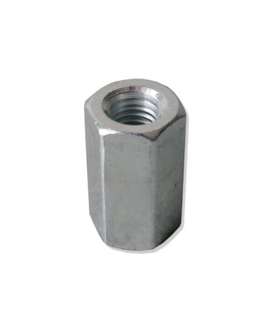DADO ESAGONALE LUNGO ZINCATO DI GIUNZIONE M8x30MM