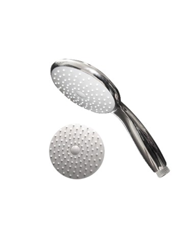 Doccetta in ABS 12CM cromato con getto d'acqua a pioggia.