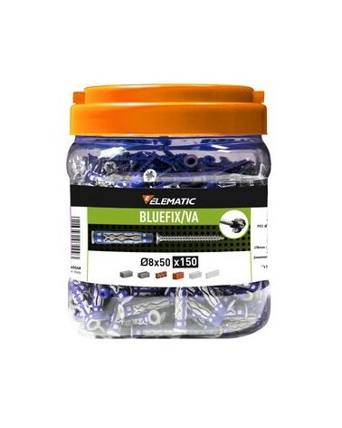 ELEMATIC TASSELLO BLUEFIX VA 8X50 CON VITE BARATTOLO 150PZ