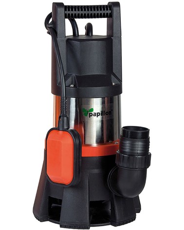 ELETTROPOMPA SOMMERGIBILE PER ACQUE SPORCHE 1300W mod. INOX ANGLER PAPILLON ART. 94738