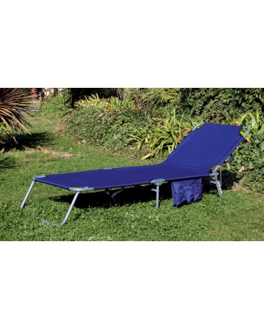 LETTINO ACCIAIO TELO COLORE ECRU' BEIGE CON TASCHE CM188X58X25