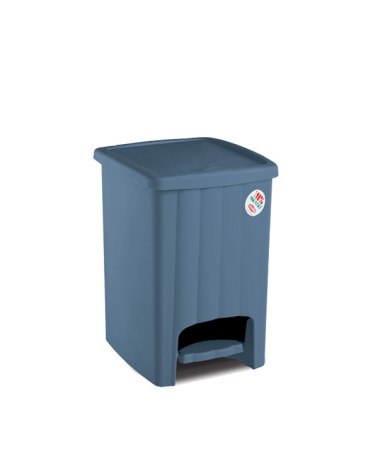 PATTUMIERA DA BAGNO CON PEDALINA MARGHERITA QUADRA PALACE BLU LT4,5