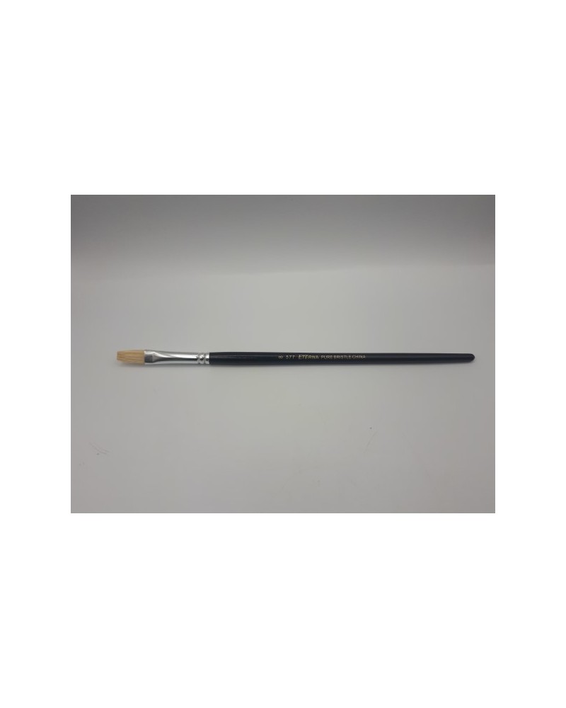 PENNELLO ASTUCCINO PIATTO N°0 S/577 NERO ETERNA