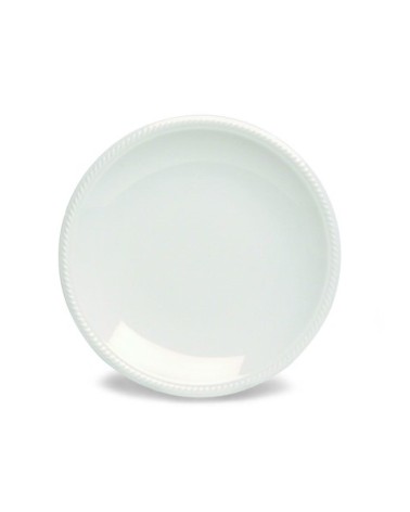 Piatto piano cm 27 Tognana Lido Bianco con orlatura
