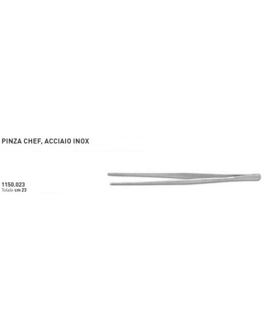 PINZA CHEF ACCIAIO INOX CM.23 AMBROGIO SANELLI COD.1150.023