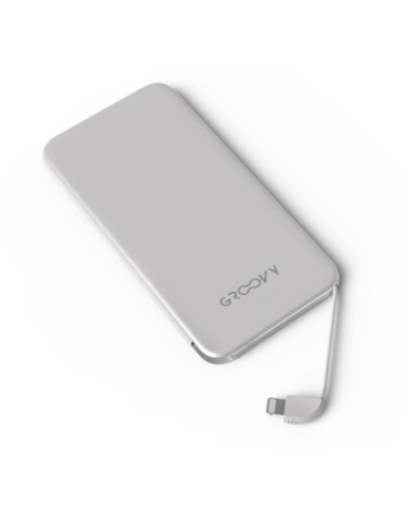 POWER BANK LIGHTING 4000mAh GROOVY