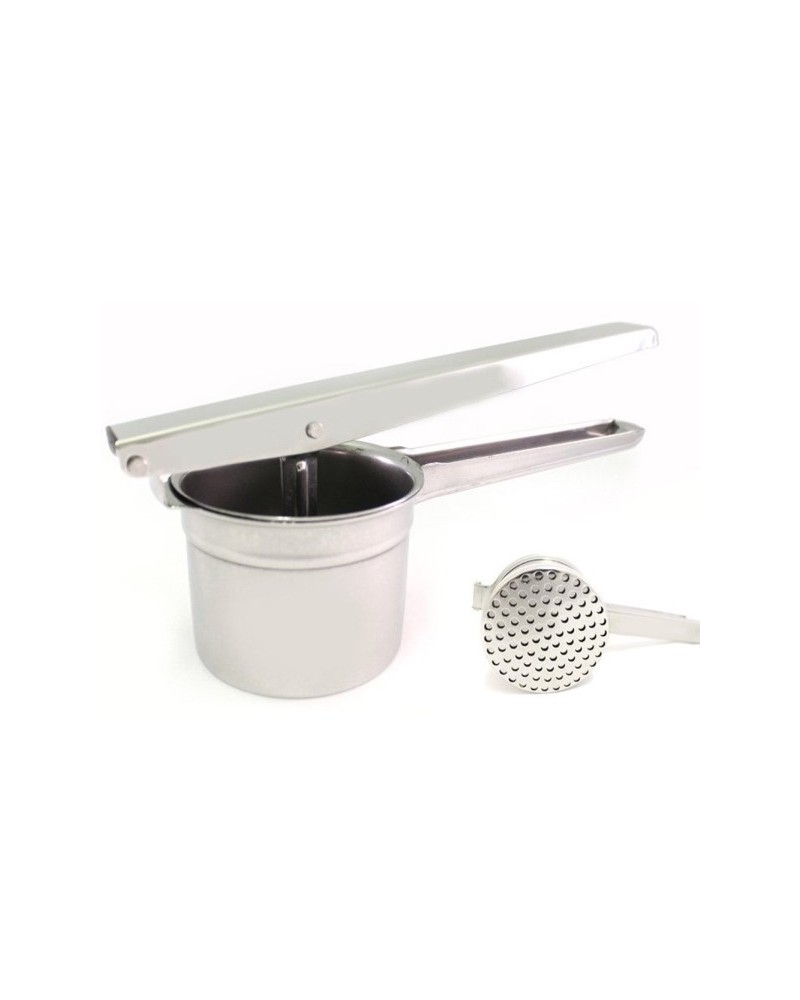 SCHIACCIAPASSATELLI INOX 18/10 FORI LARGHI DA MM6, L. cm25  h.9cm CALDER ART. 541