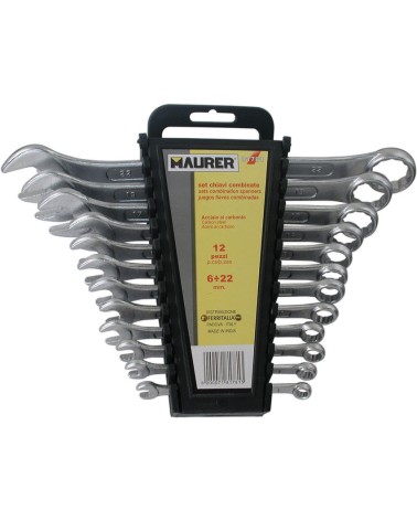 SERIE 8 PZ.CHIAVI COMBINATE MAURER MM. 6-19