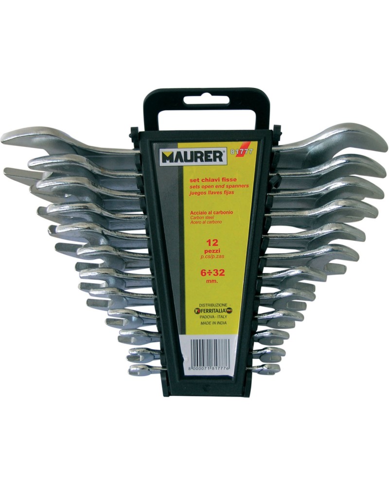 SERIE 8 PZ.CHIAVI FISSE DOPPIE MAURER MM.6-22