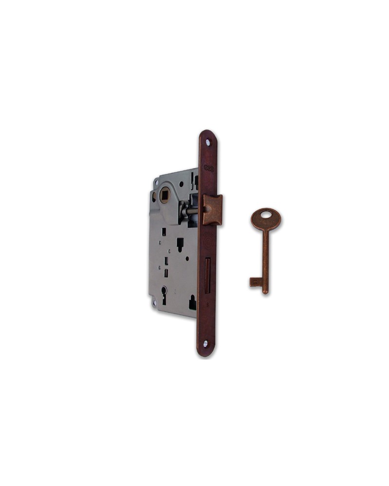 SERRATURA PATENT AGB 1001 CENTRO E50 F22 OTTONATA GIALLA