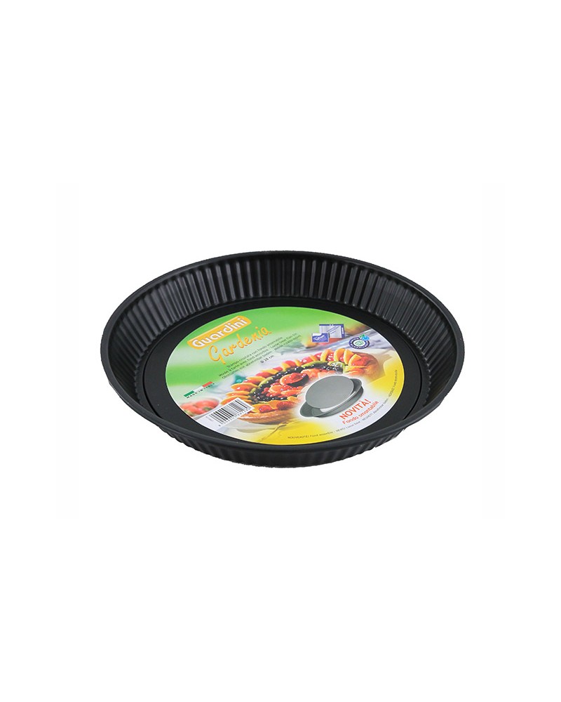 STAMPO CROSTATA cm28, Stampo crostata con fondo smontabile, rivestimento antiaderente.