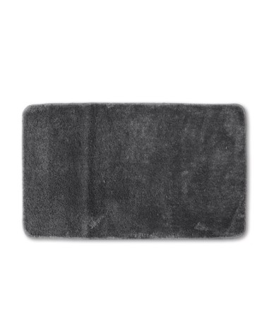 TAPPETO IN MICROFIBRA/LATTICE  Linea living, CM50X90, colore ANTRACITE.