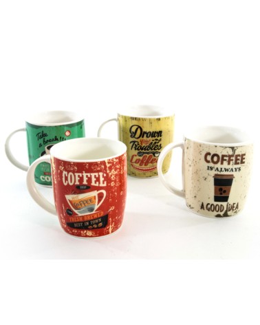 TAZZOTTO VINTAGETazzotto dotato di manico, disponibile in disegni assortiti dall'aria vintage.