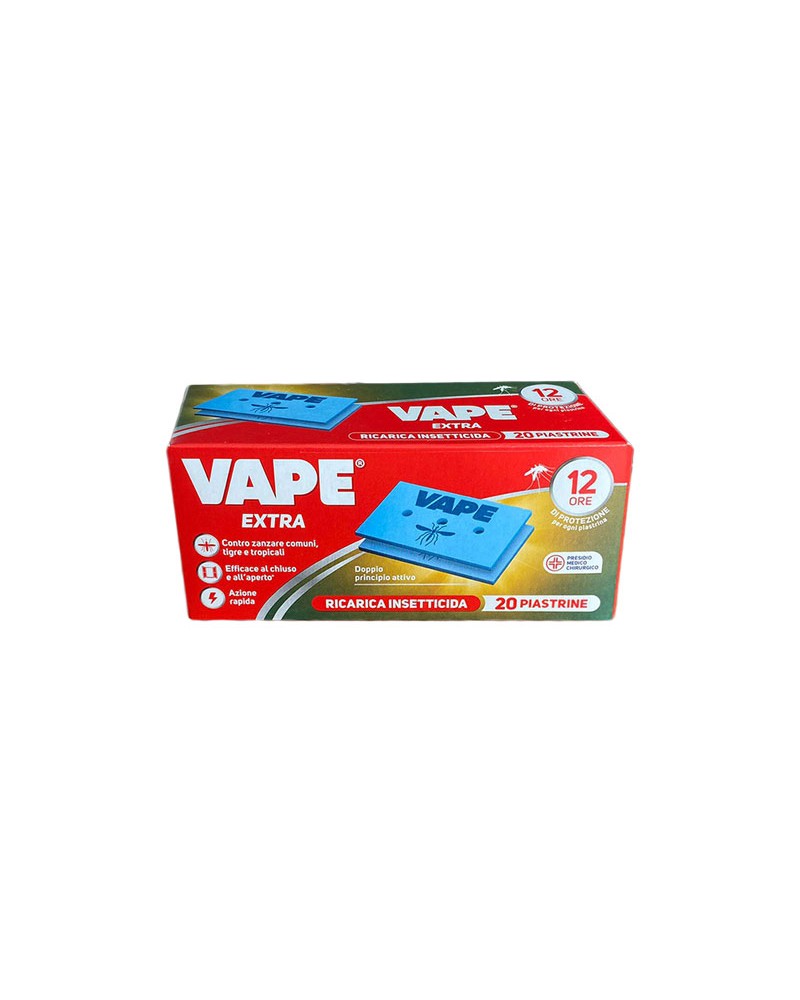 VAPE MAT PIASTRINE 20 PEZZI EXTRA ANTI ZANZARE