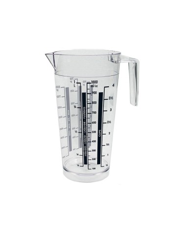 CARAFFA GRADUATA LT1 PLASTICA COSMOPLAST