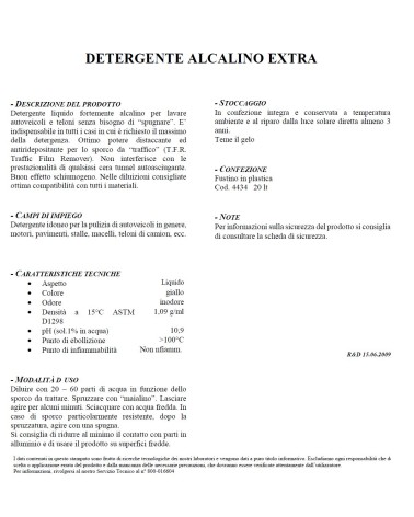 DETERG. ALCALINO EXTRA 20L