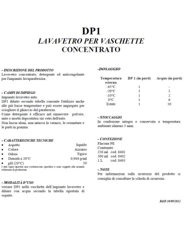 LIQUIDO LAVAVETRI DP1 500M
