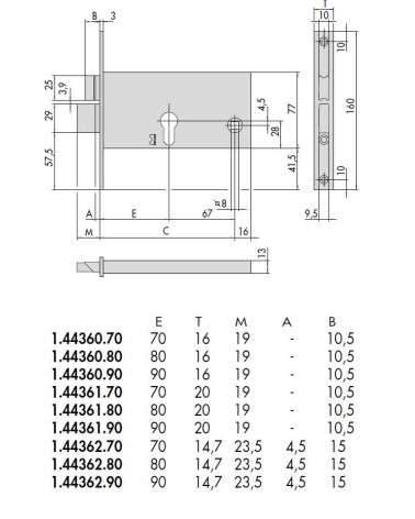 SERR. 2 MAND. SCR H77 T16 