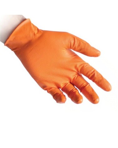 GUANTO NITRIL ORANGE TG L 