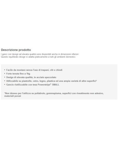 POWERSTRIPS GANCIO MET/PLA