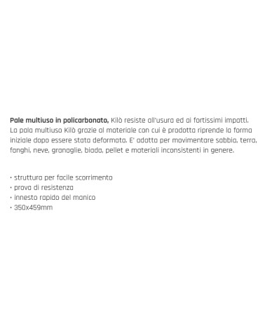 PALA NEVE KILO'ANTISCHIACC