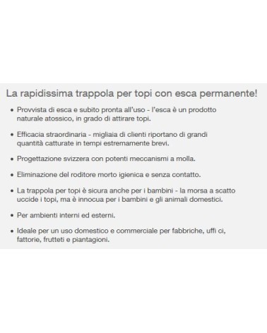 TRAPPOLA TIPO SUPERCAT 2PZ