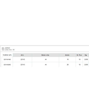 OCCHIOLO FISSO LUC 16MM 2P