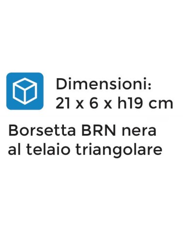 BORSETTA AL TELAIO NERA   